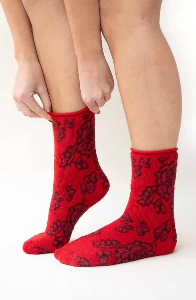 Miss Mary Cozy finstickad ullstrumpa
